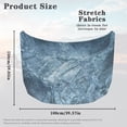thumbnail image 7 of Uorisanigo Blue Marble Car Cover Protector Comfortable Stretchable Car Hood Cover Protector Removable Hood Covers Car Hood Cover Universal Fit Auto Car Truck Van SUV, 7 of 7