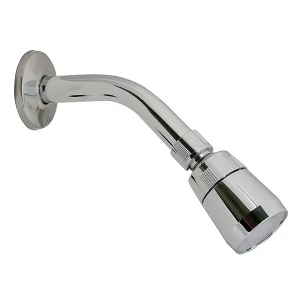 Regadera Rugo 44IB con Brazo y Chapetón Acero Inoxidable
