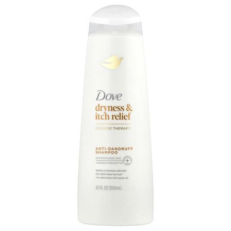 Dove, Dermacare Scalp, Anti-Dandruff Shampoo, Dryness & Itch Relief, 12 fl oz Pack of 3