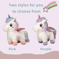 thumbnail image 4 of Adorable Unicorn Stuffed Animal Plush Pillow-Soft Unicorn Plush Toy Birthday Gift for Kid&Girlfriend, 4 of 8