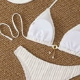 thumbnail image 6 of Dresfit Relaxed Fit Two Piece Swimsuit - Everyday Bikini Set for Summer White S, 6 of 6