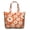 White-122, variant on Paisley Boho Design Vintage Travel Tote - Large Main Compartment & Side Pockets
