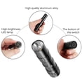 thumbnail image 3 of Kironypik LED Mini Flashlight Battery Powered Penlight Light Small Black with Switch Working Lamp Emergency Gear Reading Reading, 3 of 5