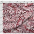 thumbnail image 2 of Soimoi Asian Paisley Print, Velvet Fabric, Decor Sewing Fabric by The Yard 54 Inch Wide,Decorative Fabric for Upholstery and Home Accents, Rose Pink, 2 of 5