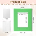 thumbnail image 2 of Uxcell 1Pcs Picture Mat 8"x10" Bevel Cut Frame Mattes for Display Art Measuring Green, 2 of 7