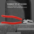 thumbnail image 3 of Heavy Duty Key Fob Pliers Tool, Metal Glass Running With Flat Jaws, Studio Attach Rubber Tips Perfect For Hardware Install And Stained Work, 3 of 8