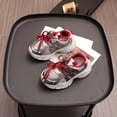 thumbnail image 2 of Grblisyd Boys Girls Chunky Sneakers Lace‑Up With Hook and Loop Lightweight Non‑Slip Sole Sport Walking Shoes for Little Kids Daily Outdoor Wear, 2 of 6