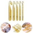 thumbnail image 3 of Large Size Crochet Hook Set Transparent Handle Knitting Needles DIY Sewing Tools 25MM, 3 of 5