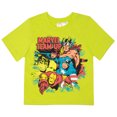 thumbnail image 2 of Marvel Comics Team-Up of Characters Boys 3-Piece Set - Short Sleeve T-Shirt, Tank Top, & Shorts 3-Pack Bundle Set for Kids and Toddlers (Size 4-8), 2 of 5