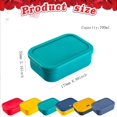 thumbnail image 3 of Clearance Food Storage under $5,Heat Silicone Lunch Box With Lid Leakproof Fresh Keeping Lunch Container For School, 3 of 4