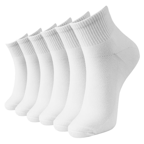 +MD - +MD Premium Unisex Bamboo Ankle Socks 6 Pair - Walmart.com ...