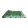 thumbnail image 2 of Ahgly Company Indoor Rectangle Abstract Turquoise Blue Modern Area Rugs, 8' x 10', 2 of 4