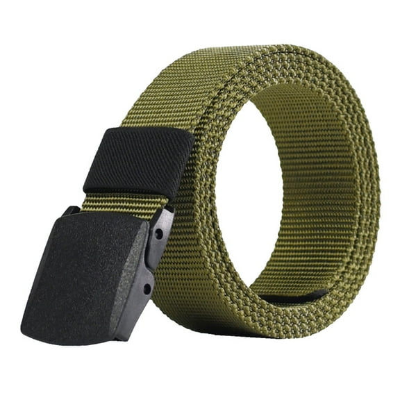 Raindrops Mens Canvas Belt with Plastic Buckle 1Pack Style for Riding Hunting Field Operations 43.31x1.50in