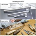 thumbnail image 4 of Unique Bargains Round Metal Rods 4.9mm x 100mm High Speed Steel (HSS) Lathe Bar Stock Tool 2 Pieces, 4 of 4