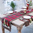 thumbnail image 1 of Decoración de camino de mesa navideño Muñeco de gnomo navideño sin rostro Mantel de mesa navideño acogedor Decoración de mesa para Navidad 33 x 180CM （Rojo）, 1 of 4