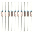 thumbnail image 1 of Temperature Resistant Circuit Cut Off Fuse 10 Pack AC250V 10A Thermal Cutoffs for High Temperature Applications, 1 of 8