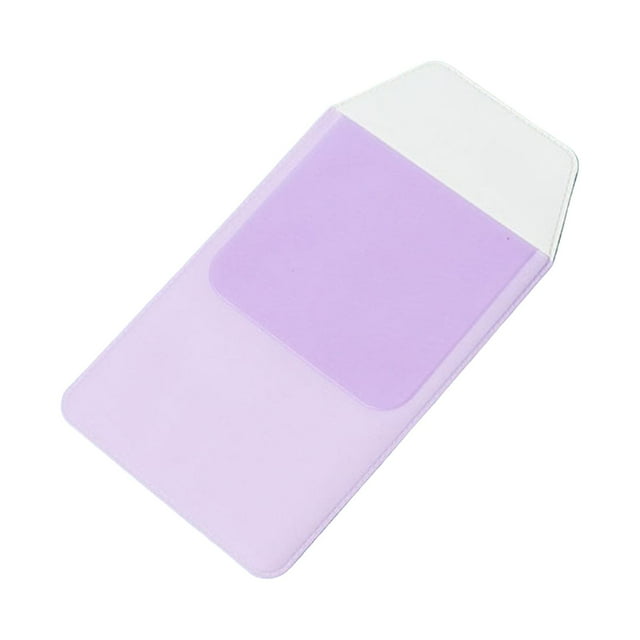 Bolsas de PVC para bolígrafos, protector de bolsillo, a prueba de fugas, organizador de bolsillo, bolsa de almacenamiento para bolígrafos Violeta claro