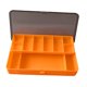 thumbnail image 2 of Caja de aparejos de pesca Organizador de equipo de pesca Caja de señuelos resistente con múltiples compartimentos para Naranja, 2 of 8