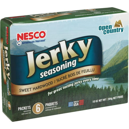 Nesco BJS-6 Jerky Spice Works, Sweet Hardwood (Best Way To Slice Meat For Jerky)