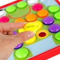 thumbnail image 3 of PENGXIANG DIY Button Art Toy for 3 Years Old Kids Educative Button Pegboard Interactive Mushrooms Nails Board Creativity Development DIY Pegboard Puzzles Set for Christmas Gift, 3 of 5