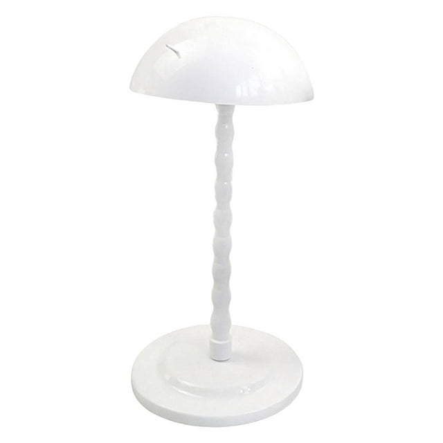 Soporte para cabeza de peluca Yuyangstore maniquí portátil blanco