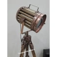 thumbnail image 2 of Beautiful Nautical New Wooden Spot Light Tripod Stand, 2 of 3