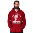 thumbnail image 5 of Funny Who's Your Daddy USA American Hoodie Sweatshirt Women Men Brisco Brands 2X, 5 of 6