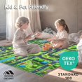 thumbnail image 4 of ODIKA 4'x6' Machine Washable Non-Slip Area Rug, Multi Color Educational Playmat for High Traffic Rug, Green, 243, 4 of 5