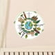 thumbnail image 2 of Reloj de pared analógico 3D con números grandes, moderno, bricolaje, decoración para el hogar, 20 estilos, 2 of 7