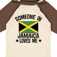 thumbnail image 4 of Inktastic Jamaican Vacation Someone in Jamaica Loves Me Boys or Girls Long Sleeve Baby Bodysuit, 4 of 5