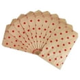 thumbnail image 3 of 200 Qty 4" x 6" Decorative Flat Paper Gift Bags - Red Polka-Dot on Brown Kraft Bags - for Sales/Treats/Parties Cookies/Gifts - N'icePackaging, 3 of 7