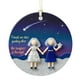 thumbnail image 1 of Adorno de corazón de la amistad con vidrio marino, recuerdo de la amistad, adorno de corazón de la amistad para árbol de Navidad, adornos colgantes, 1 of 6