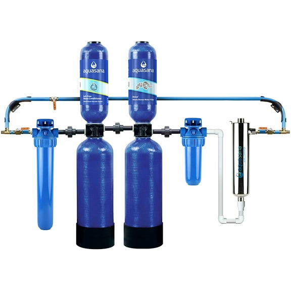 Aquasana Whole House UV Water Filter System & Conditioner - EQ-1000-AST-UV