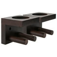 thumbnail image 1 of LOLIPPYY 2Pcs Home Baseball Bat Wall Mount Organizer Solid Wood Rack Coffee Color, 1 of 7