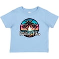 thumbnail image 3 of Inktastic Tropical Vacation Coastal Vibes Quote Girls Baby T-Shirt, 3 of 5