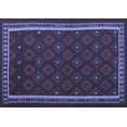 thumbnail image 1 of Ahgly Company Machine Washable Indoor Rectangle Oriental Blue Traditional Area Rugs, 8' x 12', 1 of 4