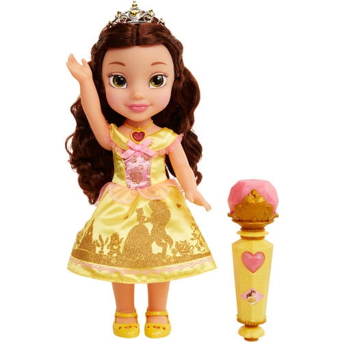 sing along belle doll with microphone