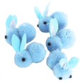 thumbnail image 1 of miniconejitos realistas de Pascua, modelo de simulación de animales de peluche, adorno para decoraciones de Pascua DIY, regalo de cumpleaños, juguete, 1 of 5