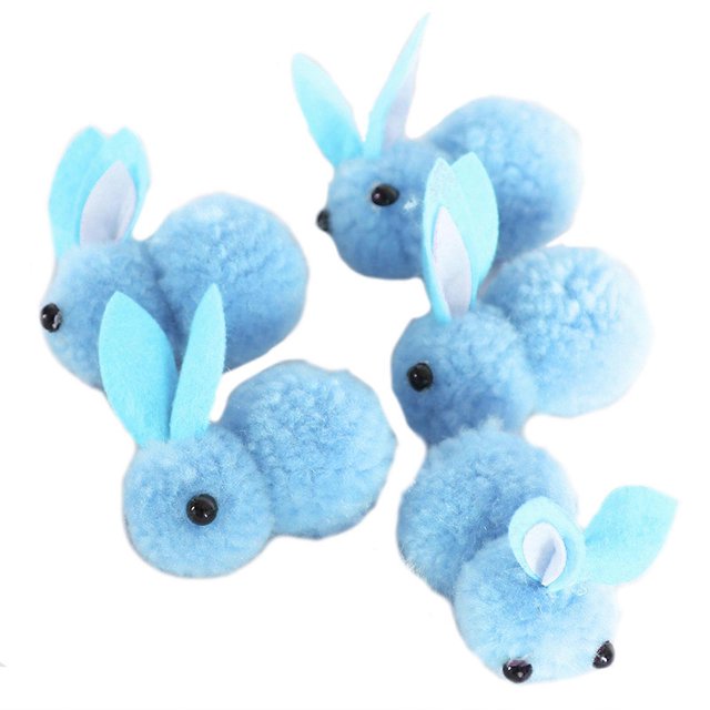 miniconejitos realistas de Pascua, modelo de simulación de animales de peluche, adorno para decoraciones de Pascua DIY, regalo de cumpleaños, juguete