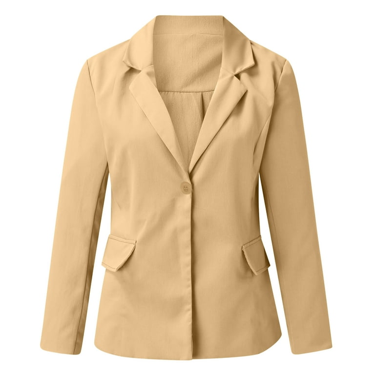 Fankiway Winter Coats for Women Women Business Attire Solid Color