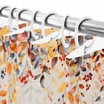 thumbnail image 6 of Shower Curtain 60"W x 72"L Thanksgiving Vintage Pumpkins Eucalyptus Leaves Fabric Shower Curtains Set with Hooks Water Repellent Bathroom Curtains Machine Washable Bathroom Accessories, 6 of 6