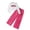 Hot Pink, variant on hoksml Girls' 2-Piece Casual Outfit Letter Print Long Sleeve Tee and Cargo Pants, Versatile Tween Set