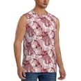 thumbnail image 2 of Kdxio Orchids Flowers for Men's Muscle T-shirt,Sleeveless for Workout Running Athletic Gym Lounge Casual, 2 of 7