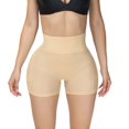 thumbnail image 1 of PEASKJP Long Sleeve Shapewear Firm Control Seamless Full Body Shaper Compression Mid Thigh Body Shapewear, Beige M, 1 of 5