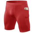thumbnail image 1 of Pantalones cortos deportivos para hombre, ajustados, de secado rápido, para entrenamiento, con bolsillo, elásticos, transpirables, para correr y fitness, 1 of 6