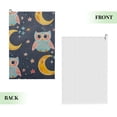 thumbnail image 2 of Werpe Owls Stars Crescent Funny Golf Towel for Men Great Gift Idea 1PC, 2 of 7