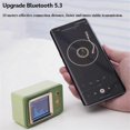 thumbnail image 3 of Retro Bluetooth Speaker Vintage Audio Sound System Wireless MP3 Music Player Support Lyrics Display, 3 of 5