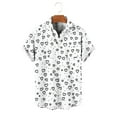 thumbnail image 6 of Handshe Men's Short Sleeve Button-Up Shirt with Turn-Down Collar, Casual and Comfortable for Daily Wear and Travel, 6 of 6