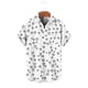 thumbnail image 5 of Ceisia Men Casual Fashion Turndown Collar Stripe Printing Gift Short Sleeve Button Shirt, 5 of 6