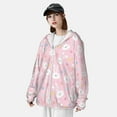 thumbnail image 3 of Saiise Easter Cute Rabbit Pattern Sun Protection Hoodie for Men and Women, Lightweight Quick-Dry Windproof with Hood and Zip-XX-Large, 3 of 7